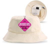 Secret Flasks - Bucket Hat Flask - Stealthy 0.5L 10 Serving Drink Container - Perfect for Discreet Hydration at Any Festival, Cruise or Parties