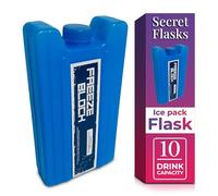 Secret Flasks - Ice Pack Flask - 10 Drink Capacity (0.4L) - The Most Covert Secret Flask to Smuggle Booze Anywhere - More Epic Nights Out Without The Hefty Bar Tab