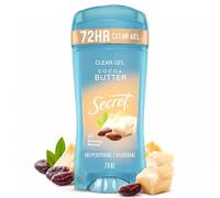 Secret Fresh Clear Gel Antiperspirant and Deodorant for Women, Cocoa Butter Scent, 2.6oz 73g