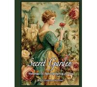 Secret Garden - a breathtaking Victorian Oil Painting Spring Journal Great for junk journal, scrapbooking, paper craft, card making