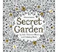 Secret Garden – An Inky Treasure Hunt and Colouring Book – Cover May Vary