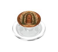 Secret Garden Door Ivy Stone Arch Cottagecore Nature Art PopSockets PopGrip for MagSafe