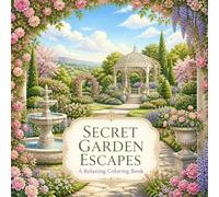 Secret Garden Escapes: A Relaxing Coloring Book with Beautiful Gardens, Courtyards, Fountains & Botanical Retreats (Secret Escapes Coloring Book Collection)