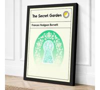 Secret Garden Keyhole Canvas Wall Art Print 18x12 Inch