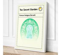 Secret Garden Keyhole Canvas Wall Art Print 30x20 Inch
