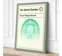 Secret Garden Keyhole Canvas Wall Art Print 36x24 Inch