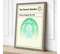 Secret Garden Keyhole Canvas Wall Art Print 36x24 Inch