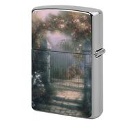 Secret Garden Lighter Case Metal Protective Cover with Double-Sided Art Design, Cool Lighters Pouch Shockproof Lighter Cover for Men Women Gifts, Lighters Not Included