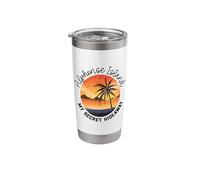 Secret Hideaway Alphonse Island Stainless Steel Insulated Tumbler