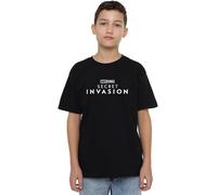 Secret Invasion Boys Logo Unisex Kids T-Shirt, Black, 7-8 Years UK