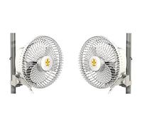 Secret Jardin Monkey Fan 16W Fits 0.63" - 0.83" Inch Grow Tent Poles - 2 Pack