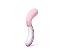 Secret Kisses Glass S Shape Vibe Vibrator Pink 20 cm
