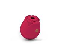 Secret Kisses Rosegasm Air Rechargeable Rose Clitoral Suction Stimulator, Red