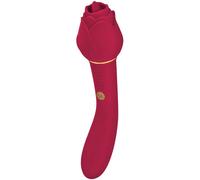 Secret Kisses Rosegasm Lingo Rechargeable Dual Ended Rose Licking Vibrator