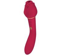 Secret Kisses Rosegasm Twosome Dual Ended Rose Clitoral Suction Vibrator