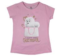 Secret Life of Pets Girls T Shirt (3 Years, Pale Pink)
