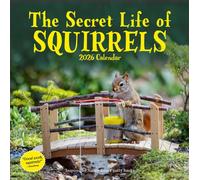 Secret Life of Squirrels Wall Calendar 2026