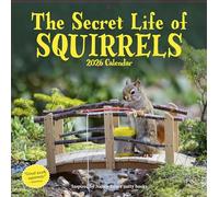 Secret Life of Squirrels Wall Calendar 2026