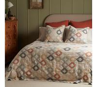 Secret Linen Store Jolene 100% Cotton Quilted Throw