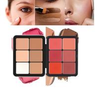 Secret Makeup,Secret Concealer Palette,12 Colors Face Blush Palette,Long-Wearing Coverage Makeup Palette,Natural-Looking,Skin-Friendly and Brightens Skin (03#, Color)