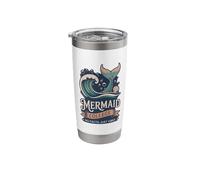 Secret Mermaid Nerd College Stainless Steel Insulated Tumbler