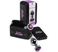 SECRET MOMENTS Plug Anal Metal Mediano Morado Con Bolsa