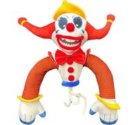Secret of The Mimic Plush Toys, Collectible Jackie Clown Plushie Gift for Video Game Fans (Redwhite)
