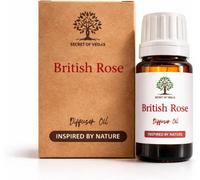 SECRET OF VEDAS British Rose Diffuser Oil 10Ml Reed Diffuser Oil Electric Diffuser Oil Fragrance Oil Oil Burner Home Fragrance Scented Oil