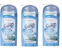 Secret Original Shower Fresh Scent Women's Solid Deodorant 2.6 Oz X 3 Packs