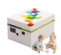 Secret Puzzle Box - Rainbow Secret Compartment Brain Game, Brain Teaser, Mind Puzzle and Puzzle Toys for Puzzle Fans, Building Our Blo Box Set for Teens and Adults