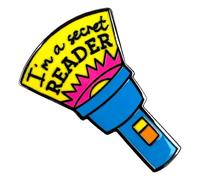 Secret Reader Pin Badge