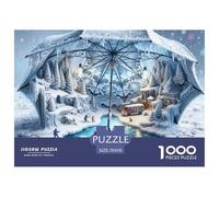 Secret Realm in Umbrella Jigsaw Puzzles for Adults Interesting Puzzle Game 1000 Pieces Impossible Puzzle Home Decoration Gifts 70x50cm/1000pcs