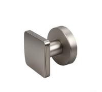 Secret Room Invisible Door Lock with Miniature Small Keyhole Channel Single Side Use Zinc Alloy Suitable for Wooden and Aluminum Narrow Doors (Silver)