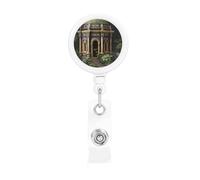 Secret Sanctuary Retractable Badge Holder Durable and Wear Resistant Lanyard for Hospital Work Staff Campus Compact