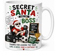 Secret Santa for The Boss Football Captain Office Appreciation Ceramic Cup Gift Mug