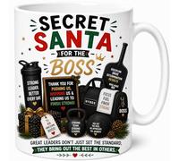 Secret Santa for The Boss Gym Fitness Lover Office Appreciation Ceramic Cup Gift Mug