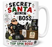 Secret Santa for The Boss Padel Tennis Lover Office Ceramic Cup Gift Mug