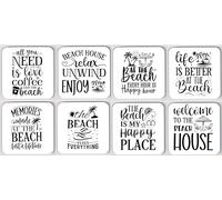 Secret Santa Funny Beach Hut Quote Coasters, Beach Quote Funny Coasters, (All You Need Is Love)