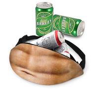 Secret Santa Gifts for Men：Funny Gifts for Men Him,Novelty Waterproof Belly-Shape Waist Bag, Christmas Presents for Dad on Birthday Anniversary