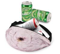 Secret Santa Gifts for Men：Funny Gifts for Men Him,Novelty Waterproof Belly-Shape Waist Bag, Christmas Presents for Dad on Birthday Anniversary