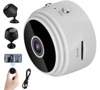 Secret Scope Camera,Secret Scope Mini Security Camera,Wireless Mini Camera,Secretscope Cameras,Wire-Free Monitor with Night Vision Function,for Indoor/Outdoor Surveillance (White)