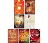 Secret Series Collection 7 Books Set By Rhonda Byrne (Hero, Power, Magic, The Secret, How The Secret Changed My Life, The Secret to Love, Health and Money, The Greatest Secret)