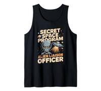Secret Space Program Alien Liaison Officer UFO Tank Top