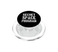 Secret Space Program/Funny UFO Alien Conspiracy Design PopSockets PopGrip for MagSafe