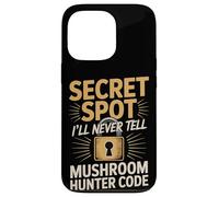 Secret Spot Ill Never Tell Mushroom Hunter Code Case for iPhone 13 Pro