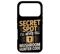 Secret Spot Ill Never Tell Mushroom Hunter Code Case for iPhone 17 Pro