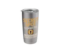 Secret Spot Ill Never Tell Mushroom Hunter Code Stainless Steel Insulated Tumbler