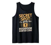 Secret Spot Ill Never Tell Mushroom Hunter Code Tank Top