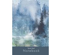Secret Spot Notebook: Lined - (Forma Publishing Notebook Series), 6” x 9”, 200 pages, Watercolor Landscape Hardcover.