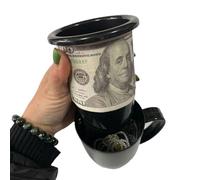 Secret Stash Cup - Safe Water Cup with Compartment - Portable Coffee Mug Leakproof Stash Box for Keys Cash Coin Daily Travel Commuting Valuables Outdoor Gym